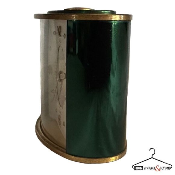 Vtg Jaeger LeCoultre 8 Day Alarm Swiss Travel Desk Clock - Picture 10 of 15